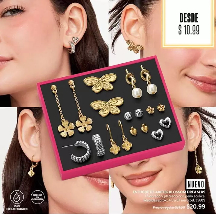 Avon - Conjunto de aretes