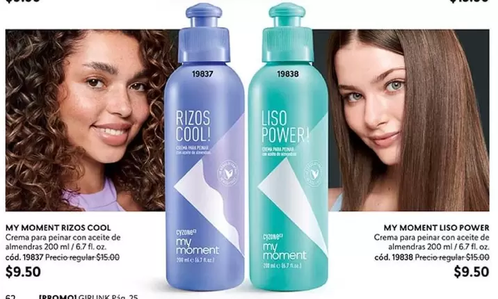 cool - MY MOMENT RIZOS COOL Crema para peinar con aceite de almendras 200 ml / 6.7 fl. oz. cód. 15857