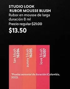 Colombia - STUDIO LOOK RUBOR MOUSSE BLUSH