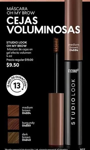 Colombia - MÁSCARA OH MY BROW CEJAS VOLUMINOSAS