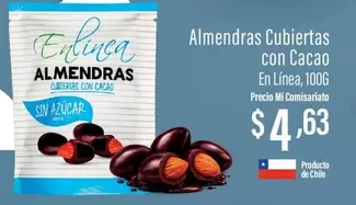 Almendras Cubiertas con Cacao