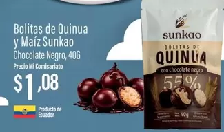 Negro - Bolitas de Quinoa y Maíz Chocolate