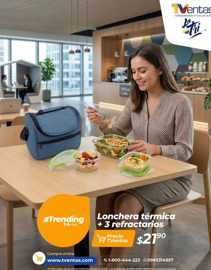 Imágenes - Lonchera térmica + 3 refractarios