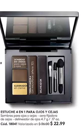 ESTUCHE 4 EN 1 PARA OJOS Y CEJAS Cód. 18041