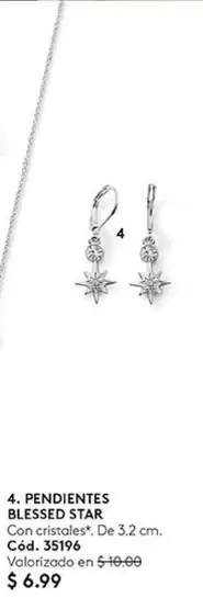4. PENDIENTES BLESSED STAR Cód. 35196