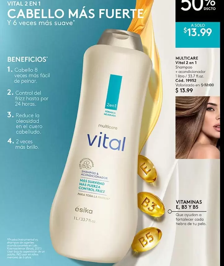 Brasil - Vital 2 en 1 Cabello más fuerte