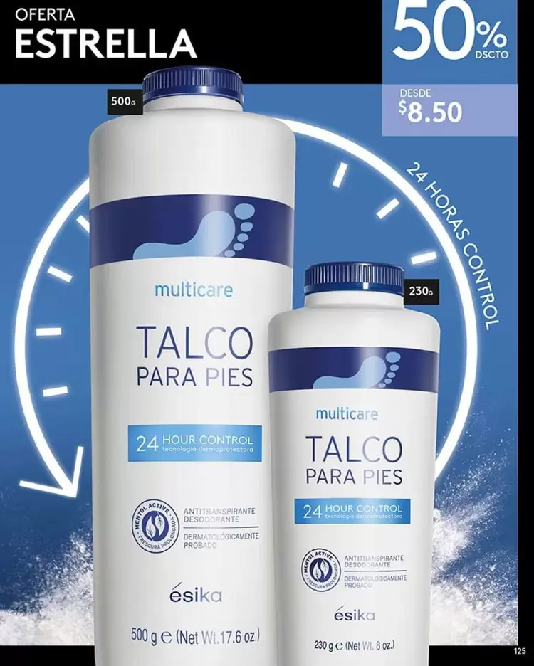 Estrella - TALCO PARA PIES