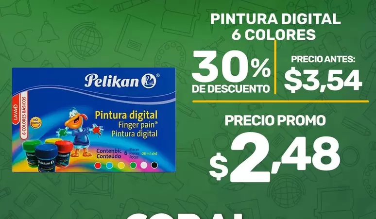 PINTURA DIGITAL 6 COLORES