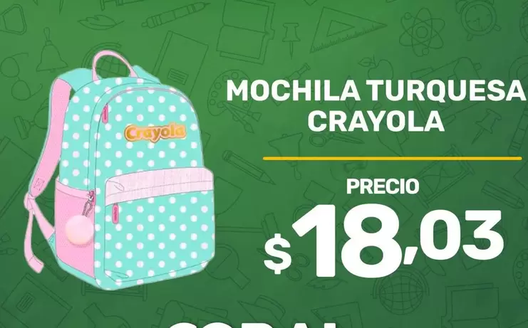 Turquesa - MOCHILA TURQUESA