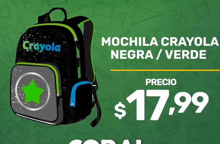 Verde - Mochila Negra /