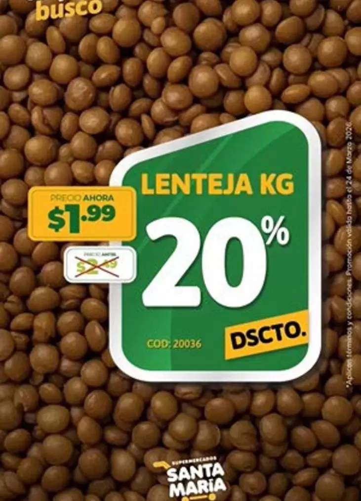 Santa Maria - Lenteja KG