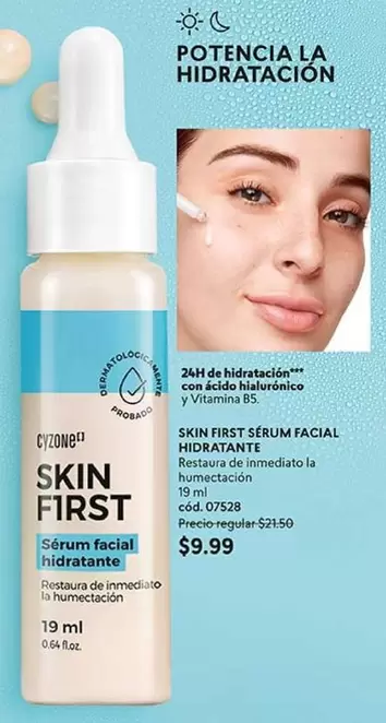 SKIN FIRST SERUM FACIAL HIDRATANTE
