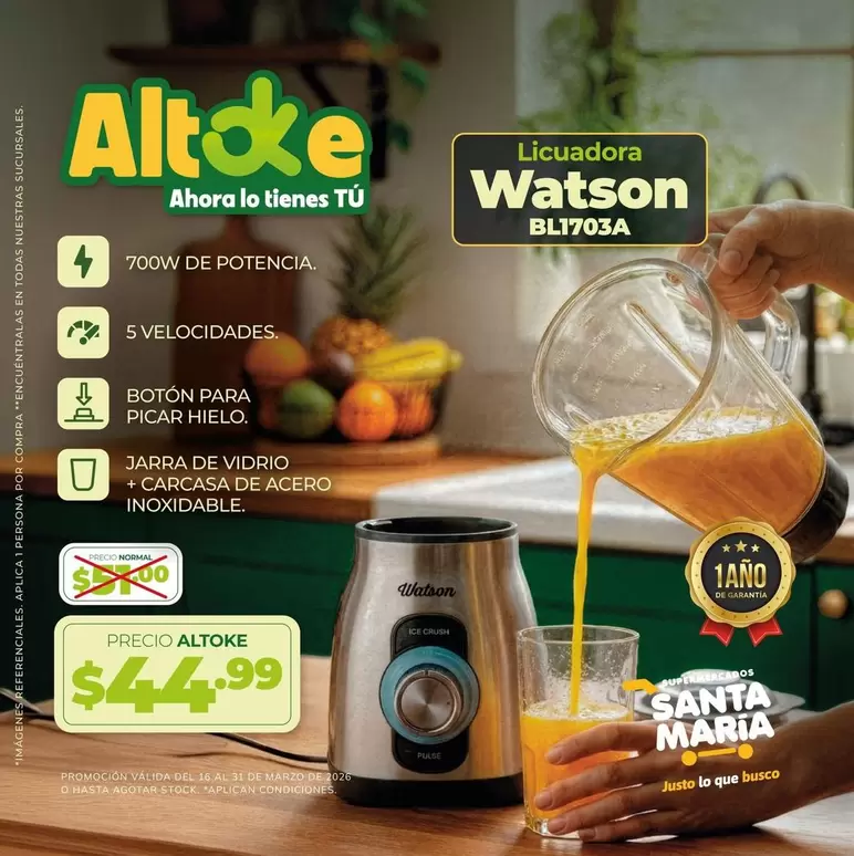 Crush - Licuadora BL1703A