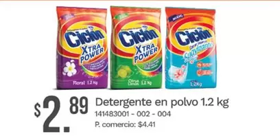 Detergente en polvo 1.2 kg