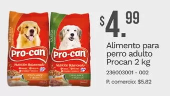 Alimento para perro adulto Procan 2 kg 236003001 - 002