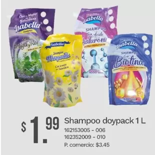 Shampoo doypack 1 L 162153005 - 006 162352009 - 010