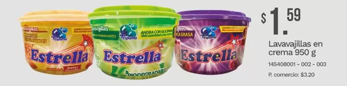 Estrella - Lavavajillas en crema