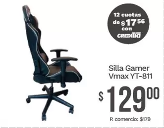 Silla Gamer Vmax YT-811