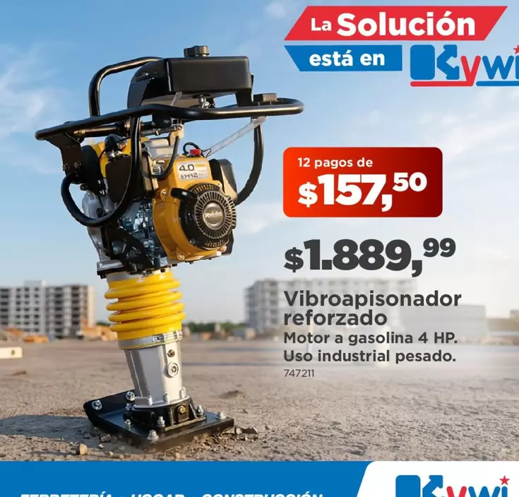 HP - Vibroapisonador reforzado