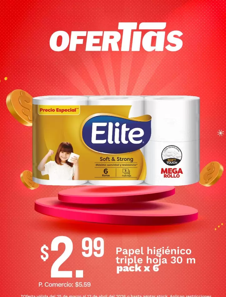 Papel higiénico triple hoja