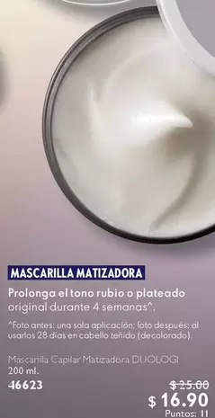 Rubio - MASCARILLA MATIZADORA 46623
