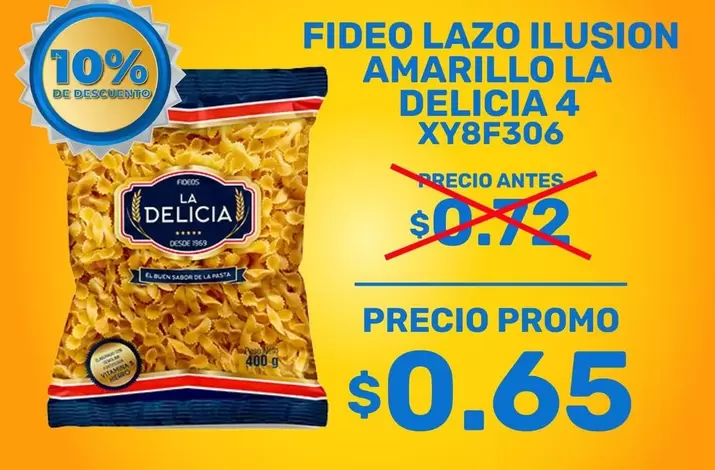 FIDEO LAZO ILUSION AMARILLO 4 XY8F306