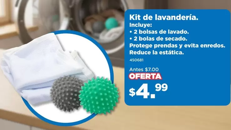 Kit de lavandería