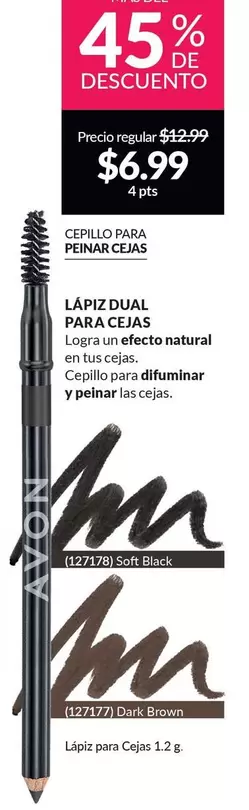 Avon - LÁPIZ DUAL PARA CEJAS