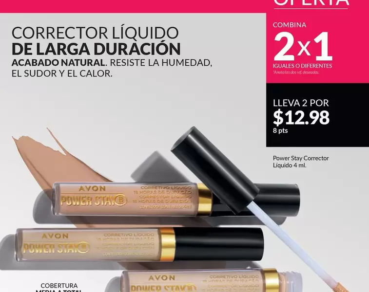 Avon - CORRECTOR LÍQUIDO DE LARGA DURACIÓN