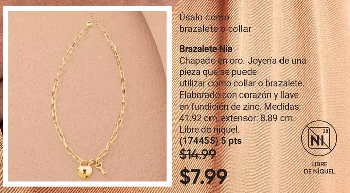 Llave - Brazalete Nia