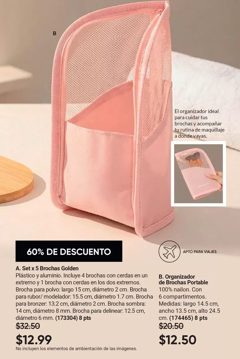 Dondé - Set x 5 Brochas Golden
