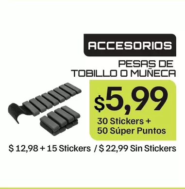 PESAS DE TOBILLO O MUÑECA