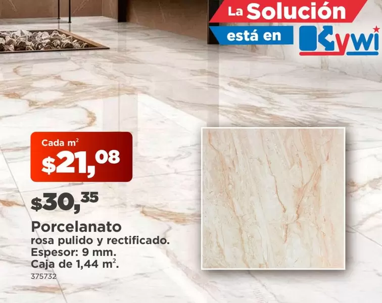 Rosa - Porcelanato rosa pulido y rectificado