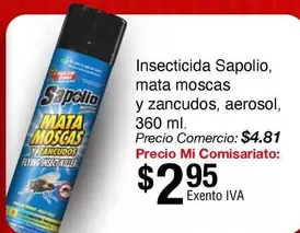 Insecticida mata moscas y zancudos