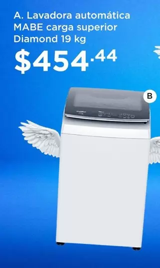 Lavadora automática Diamond 19 kg