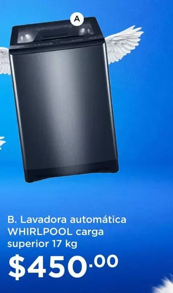 Whirlpool - Lavadora automática carga superior