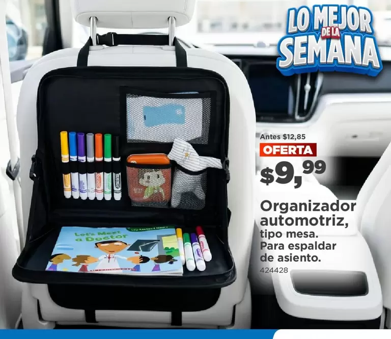 Organizador automotriz, tipo mesa