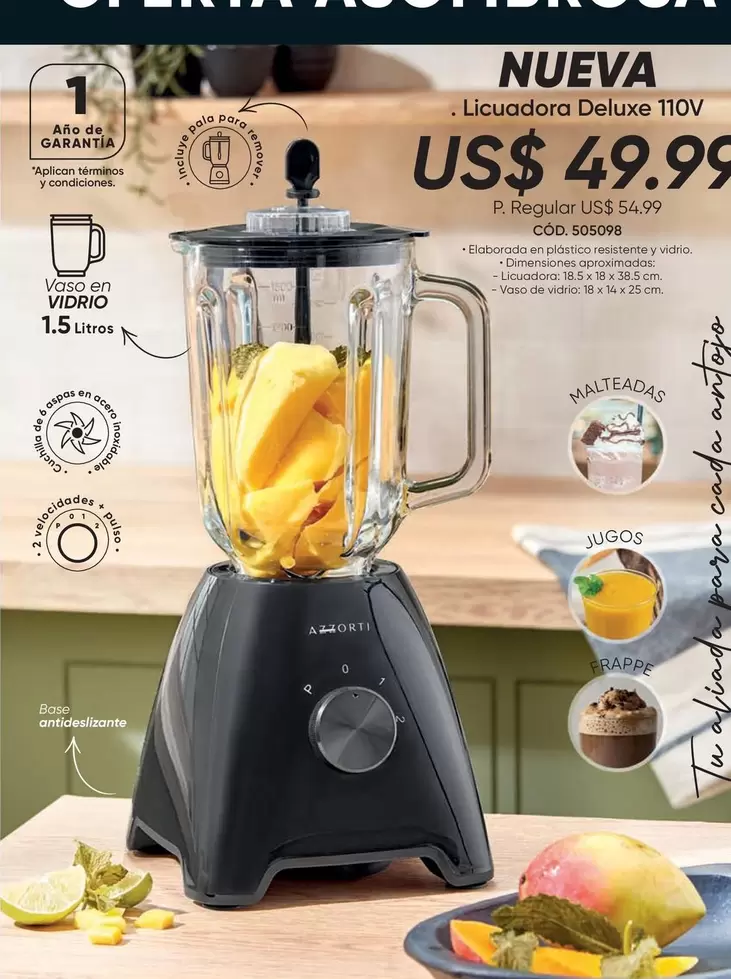 Licuadora Deluxe 110V