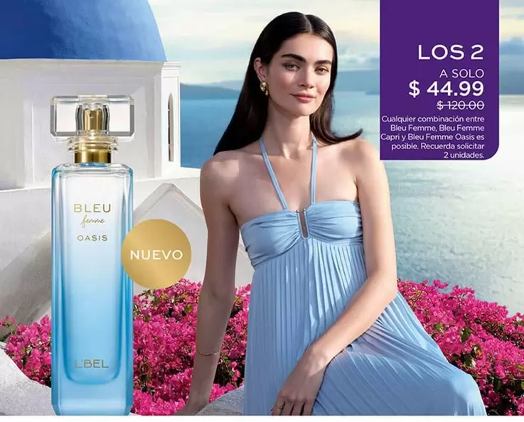 L'bel - Bleu Femme Oasis