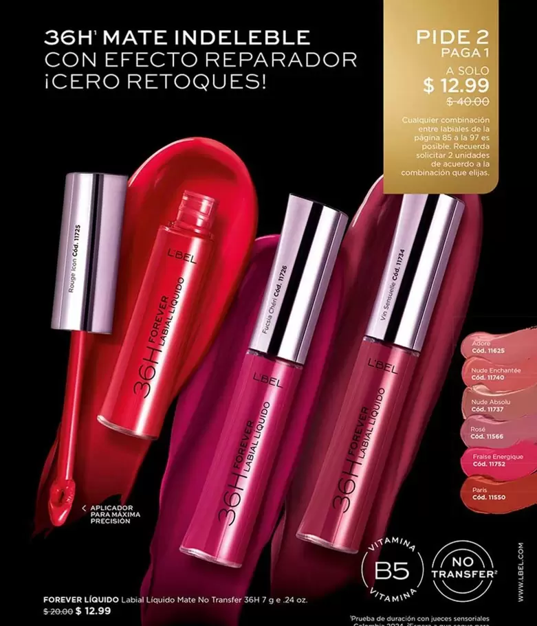 mate - 36H Mate Indeleble Con Efecto Reparador ¡Cero Retoques!