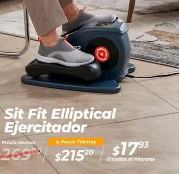Sit Fit Elliptical Ejercitador