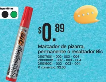 Marcador de pizarra, permanente o resaltador 211017001-002-003-004, 211008001-002-003-004, 211019001-002-003-004