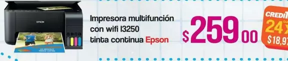 Epson - Impresora multifunción con wifi i3250