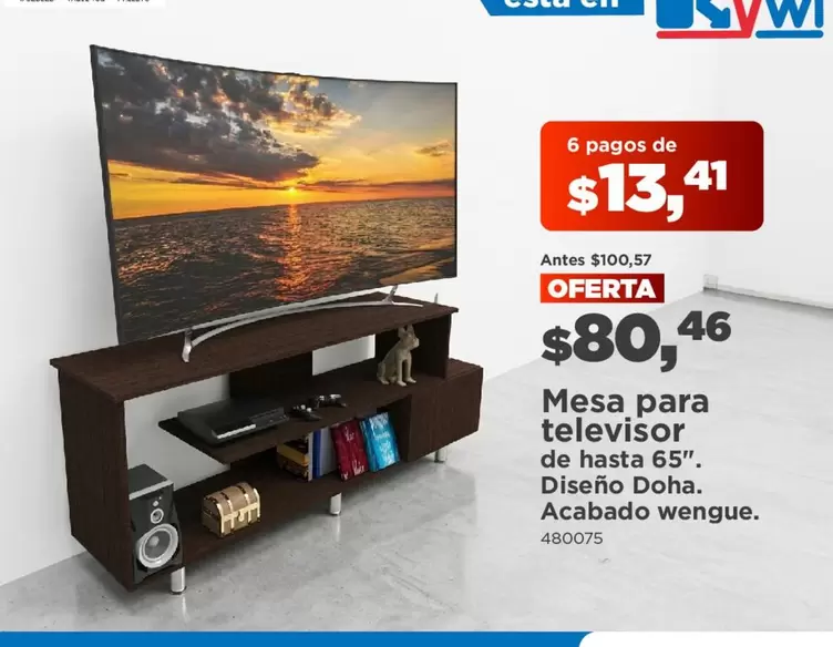 Mesa para televisor