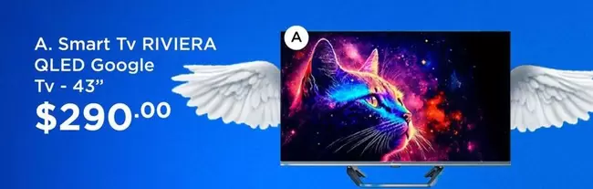 Smart Tv RIVIERA QLED Google Tv - 43"