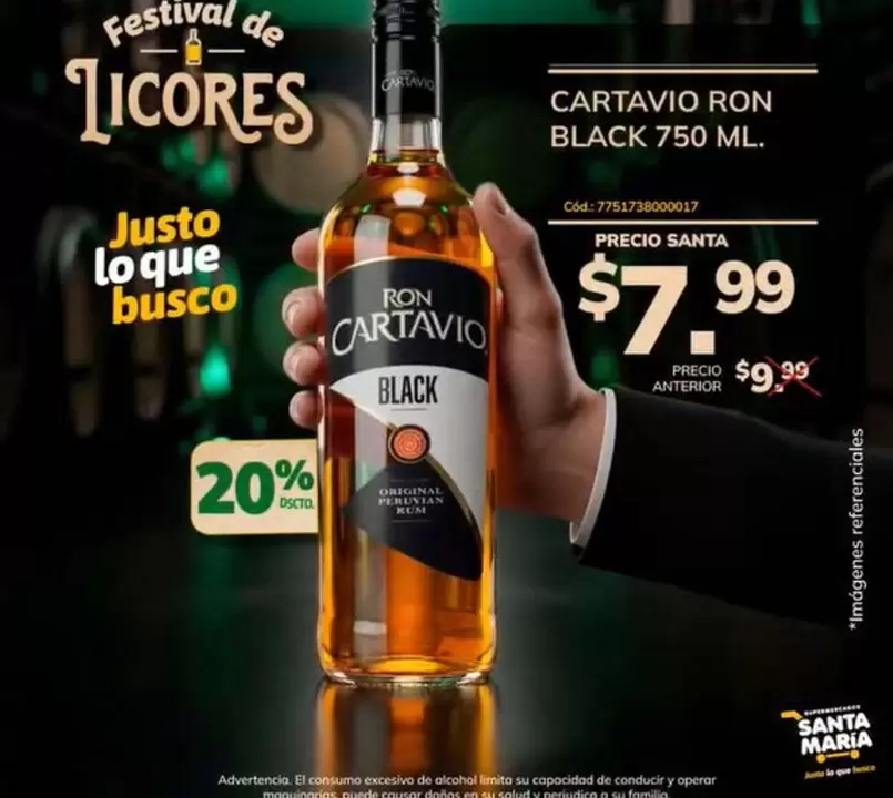 Familia - RON BLACK 750 ML.
