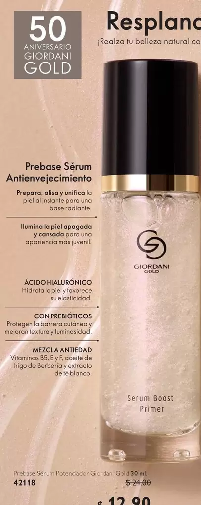 Prebase Sérum Antienvejecimiento