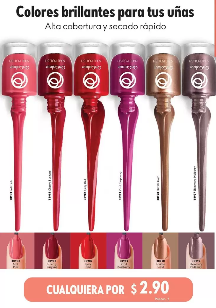 Colores brillantes para tus uñas