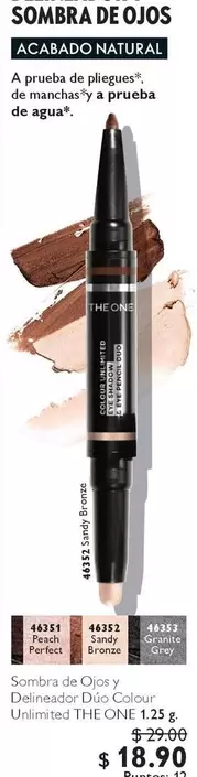 Perfect - Sombra de Ojos y Delineador Duo Colour Unlimited THE ONE
