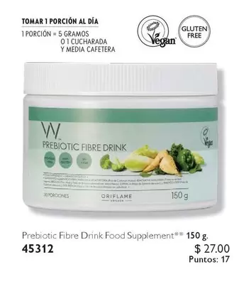 Oriflame - Prebiotic Fibre Drink Food Supplement 45312